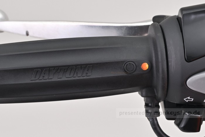 Daytona Heizgriffe Griffheizung 4-stufig 22,2mm 7/8" offenes Ende tonnenförmig