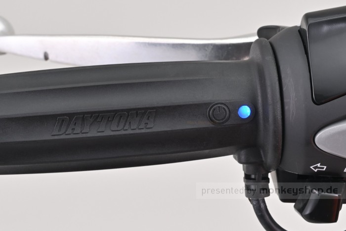 Daytona Heizgriffe Griffheizung 4-stufig 22,2mm 7/8" offenes Ende tonnenförmig
