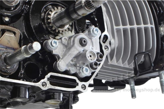 Takegawa Tuning Ölpumpe mit gr. Fördermenge + Überdruckventil f. orig. Motorgehäuse MSX JC92 + Cub 125 JA58 + Monkey 125 JB03