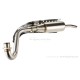 Carbon Performance Sport Auspuffanlage Edelstahl obenliegend f. Monkey + Gorilla
