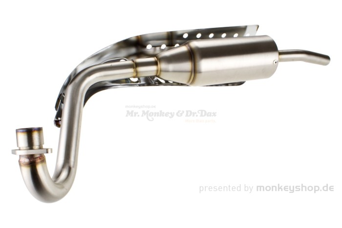 Carbon Performance Sport Auspuffanlage Edelstahl obenliegend f. Monkey