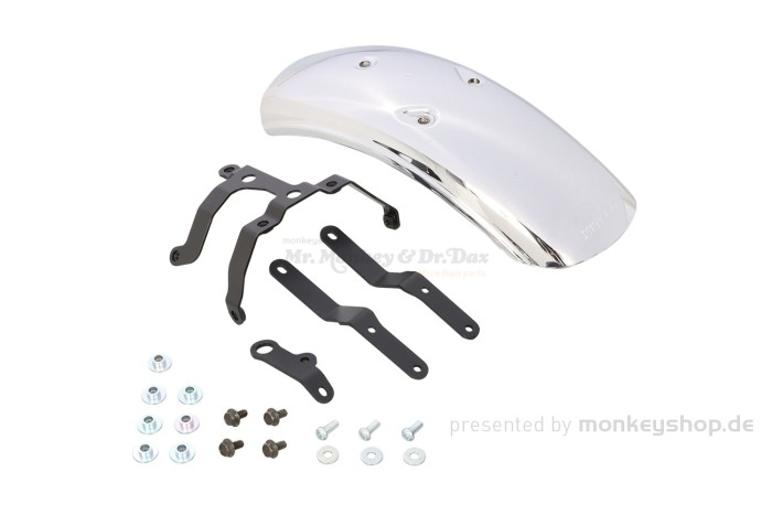 Kitaco Schutzblech Kit  Short Fender vorn chrom f. Monkey 125