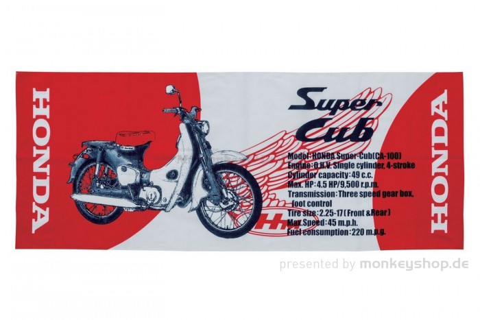 Honda Super Cub Halstuch rot