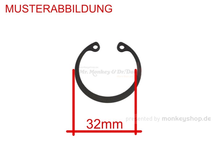 Honda Sicherungsring 32mm u.a. f. Vorderradgabel Simmerring Z50A