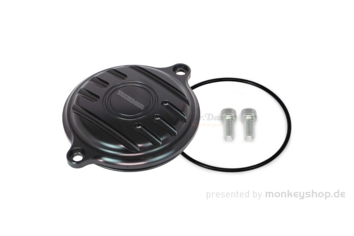 Takegawa Aluminium CNC Nockenwellendeckel schwarz eloxiert f. MSX 125 + Super Cub 125 + Monkey 125 + Dax 125