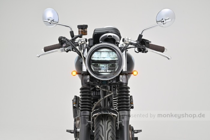 Daytona D-Light SOL2 LED-Blinker Paar (schwarz matt / orange)