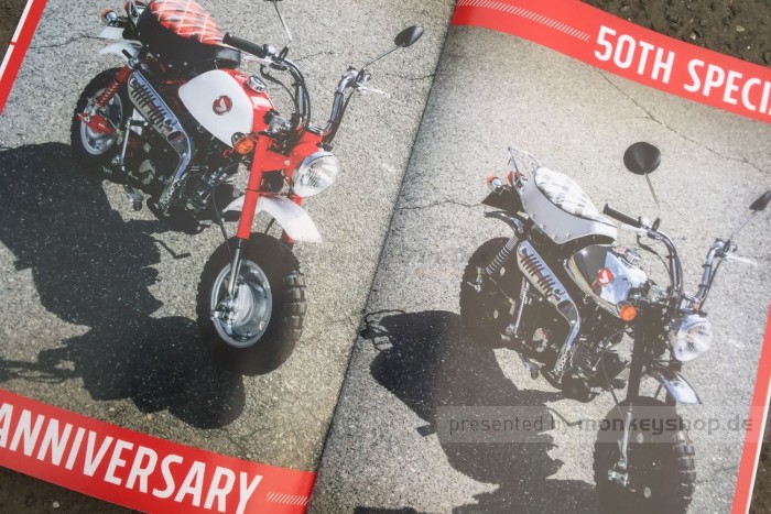 Honda Monkey 50 Jahre Broschüre