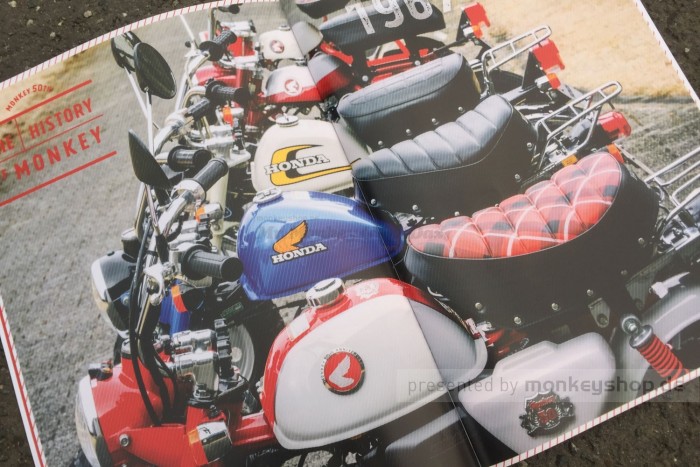 Honda Monkey 50 Jahre Broschüre