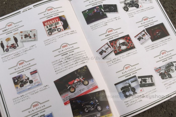 Honda Monkey 50 Jahre Broschüre