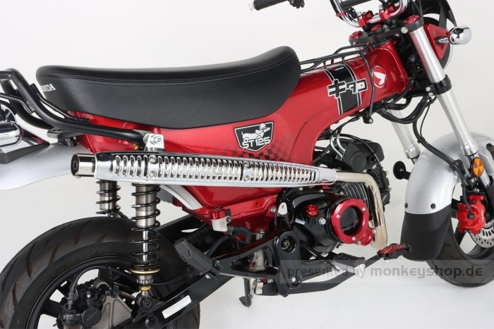 Kitaco Auspuffanlage Edelstahl poliert f. Dax 125 JB04