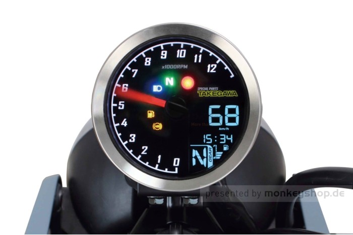 Takegawa Kombi Instrument Tachometer Super Multi DN f. Dax 125 JB04