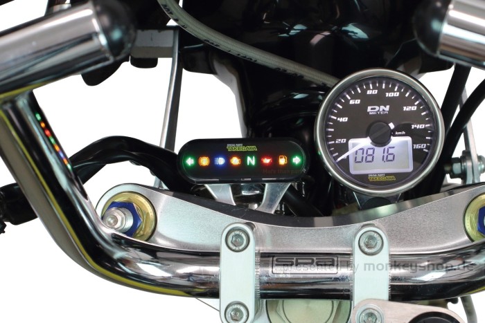 Takegawa LED Kontrollleuchteneinheit schwarz