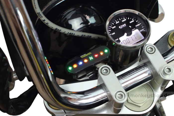 Takegawa LED Kontrollleuchteneinheit schwarz