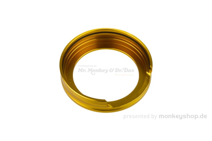 Tacho Ring Abdeckung Aluminium CNC gold eloxiert f. Monkey 125