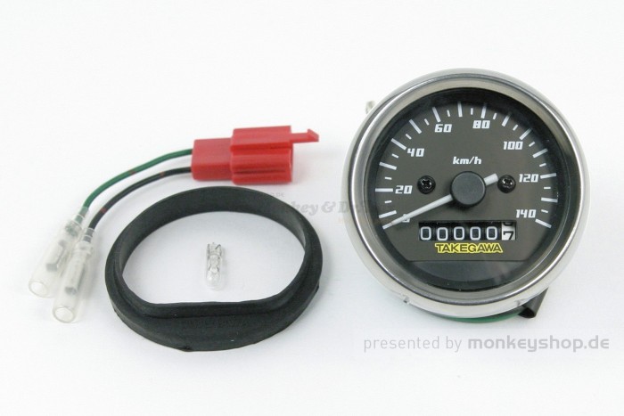 Takegawa D-Type Tachometer schwarz
