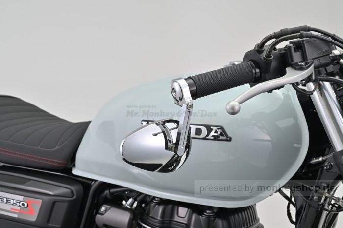 Daytona "RING" Lenkergewichte Set Aluminium CNC chrom 14-19mm