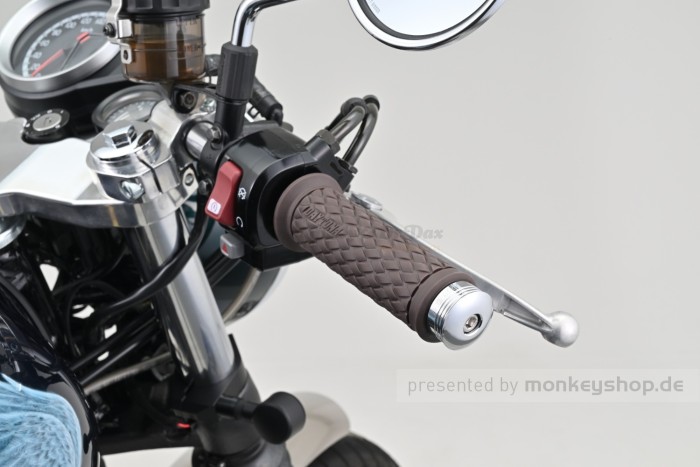 Daytona "RING" Lenkergewichte Set Aluminium CNC chrom 14-19mm