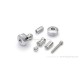 Daytona "RING" Lenkergewichte Set Aluminium CNC chrom 14-19mm