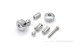 Daytona "RING" Lenkergewichte Set Aluminium CNC chrom 14-19mm