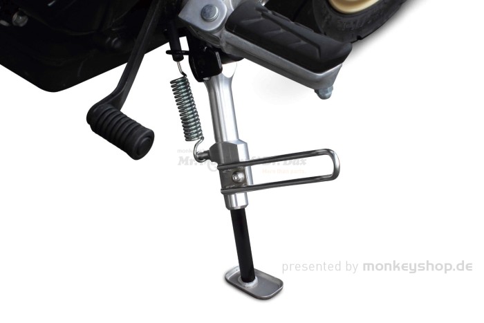 Takegawa Seitenständer 160 - 215 mm silber einstellbar f. MSX + Monkey 125