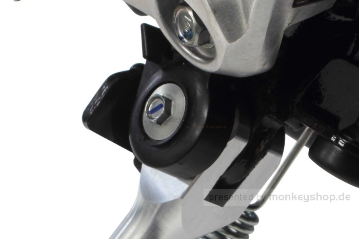 Takegawa Seitenständer 160 - 215 mm silber einstellbar f. MSX + Monkey 125