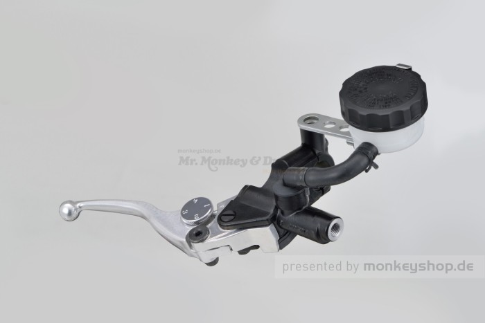 Daytona Nissin Bremspumpe schwarz silber kurz einstellbar hydraulisch 11 mm