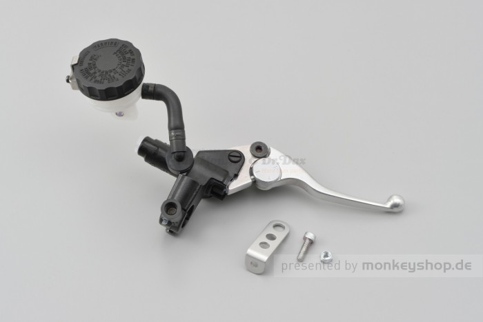 Daytona Nissin Bremspumpe schwarz silber kurz einstellbar hydraulisch 1/2"