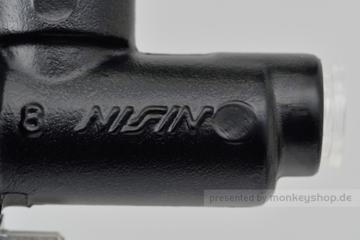 Daytona Nissin Bremspumpe schwarz silber kurz einstellbar hydraulisch 1/2"