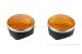 Reflektor Satz Seitenstrahler Vorderradgabel orange u.a. f. Dax CT70