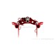 Honda Gabeloberteil Gabelbrücke Monkey 12 Volt candy ruby red R-4C