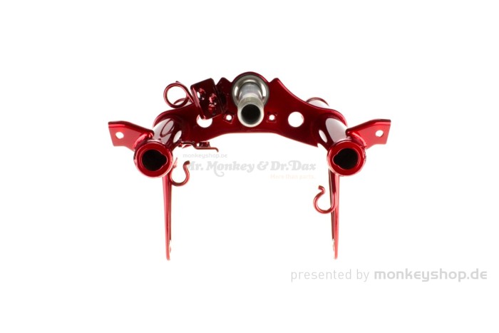 Honda Gabeloberteil Gabelbrücke Monkey 12 Volt candy ruby red R-4C