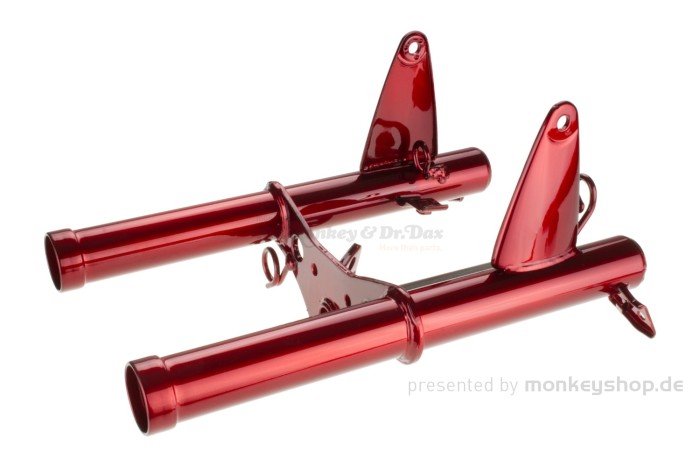 Honda Gabeloberteil Gabelbrücke Monkey 12 Volt candy ruby red R-4C