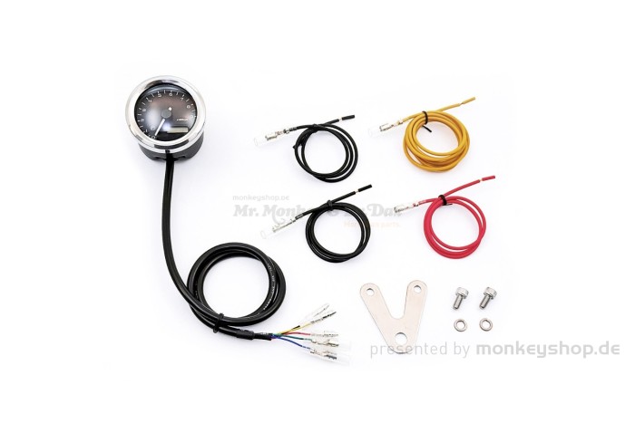 Daytona Velona 48 Drehzahlmesser 9000 RPM, 3-farbig, poliert