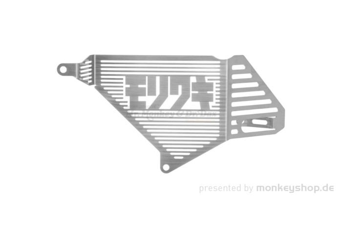 Seitendeckel rechts Edelstahl Typ-A f. Monkey 125