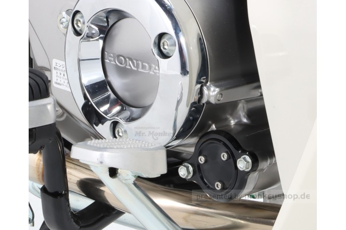 Kitaco Ölfilter Deckel Aluminium CNC schwarz eloxiert mit Magnet f. MSX Grom JC92 + Monkey 125 JB03 JB05 + Dax 125