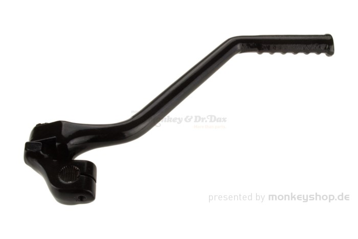 Kickstarter 13mm Stahl geschmiedet schwarz abgewinkelt