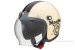 Honda Monkey Helm elfenbein schwarz