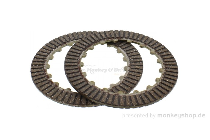 EBC Kupplungsbeläge f. Halbautomatik Monkey + Dax + Chaly