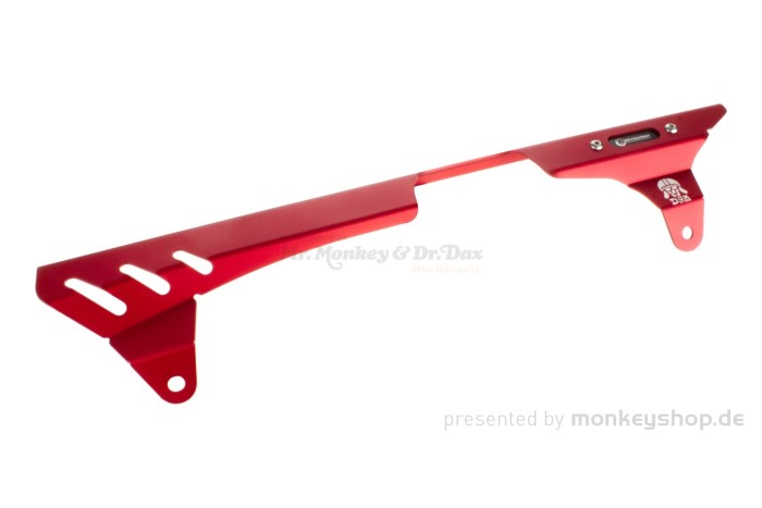 Kettenschutz Aluminium rot eloxiert f. Dax 125