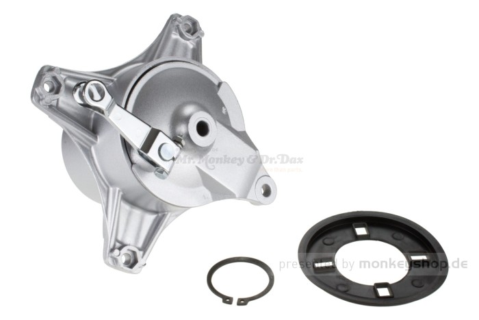 Hinterrad Nabe silber 12mm Achse Trommelbremse f. Dax