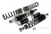 YSS Gasdruck Stoßdämpfer Paar 345mm schwarz silber einstellbar mit ABE f. Dax 125