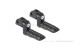 probrake Fußrasten STREET Aluminium CNC einstellbar schwarz eloxiert mit ABE f. Monkey 125 + MSX 125 + Dax 125