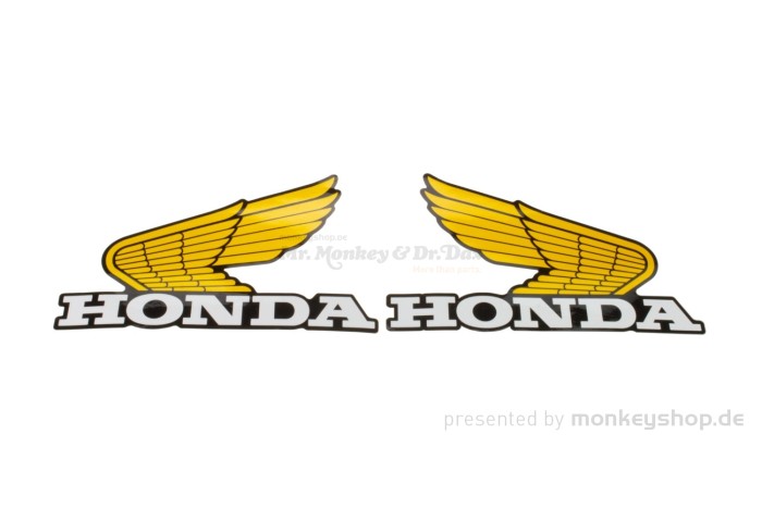 Honda Aufkleber Emblem Set Flügel