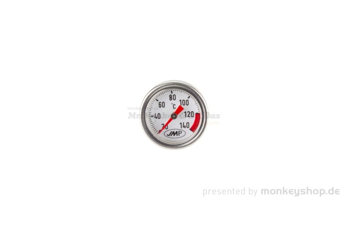 Öltemperatur Anzeige Aluminium silber weiß f. Monkey 125 + MSX JC92 + Daytona 2V ANIMA 4V