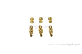 Nibbi Vergaser Abstimmset Hauptdüsen M5 102 105 108 Leerlaufdüsen M6 38 40 42 f. PE24