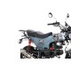 Kitaco Sitzbank Typ-2 schwarz mit weißem Keder f. Dax 125
