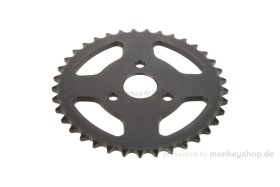 Kettenrad 37T schwarz hinten f. Monkey Z50 + Gorilla