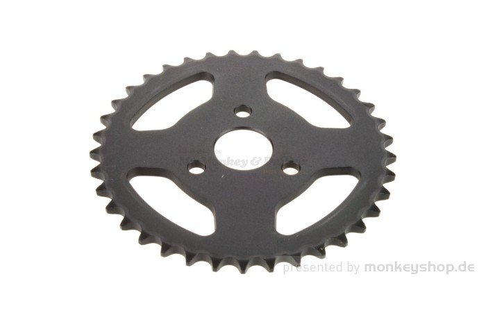 Kettenrad 37T schwarz Monkey Gorilla hinten