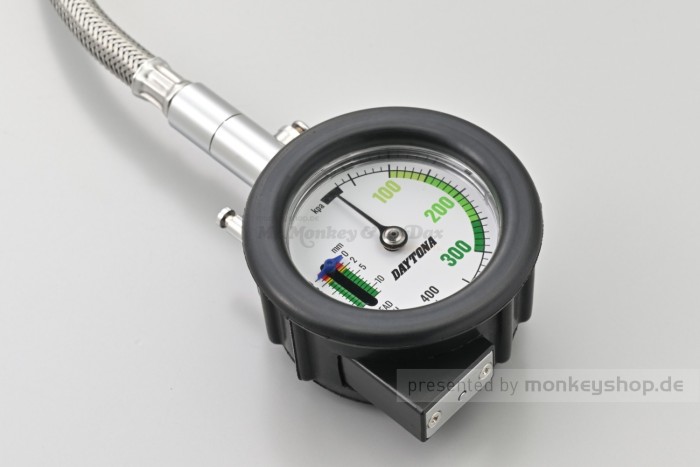 Daytona Reifen Luftdruck Anzeige + Profiltiefe Messgerät