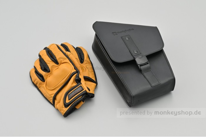 Henly Begins Tasche Leder 10 Liter schwarz DHS-35 f. CL 500 + Rebel CMX 500